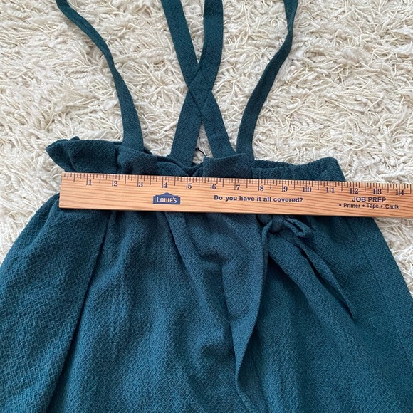 Zara Girls green overall skirts size 13/14 - Picture 8 of 14